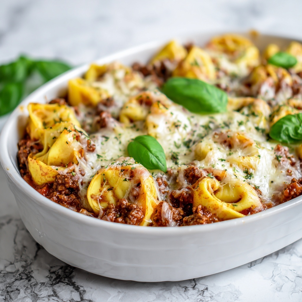 Baked Tortellini Casserole Recipe - Recipe Image