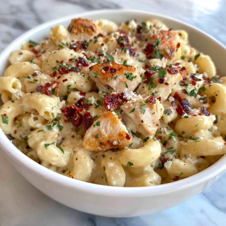 Creamy Honey Pepper Chicken Mac and Cheese Recipe