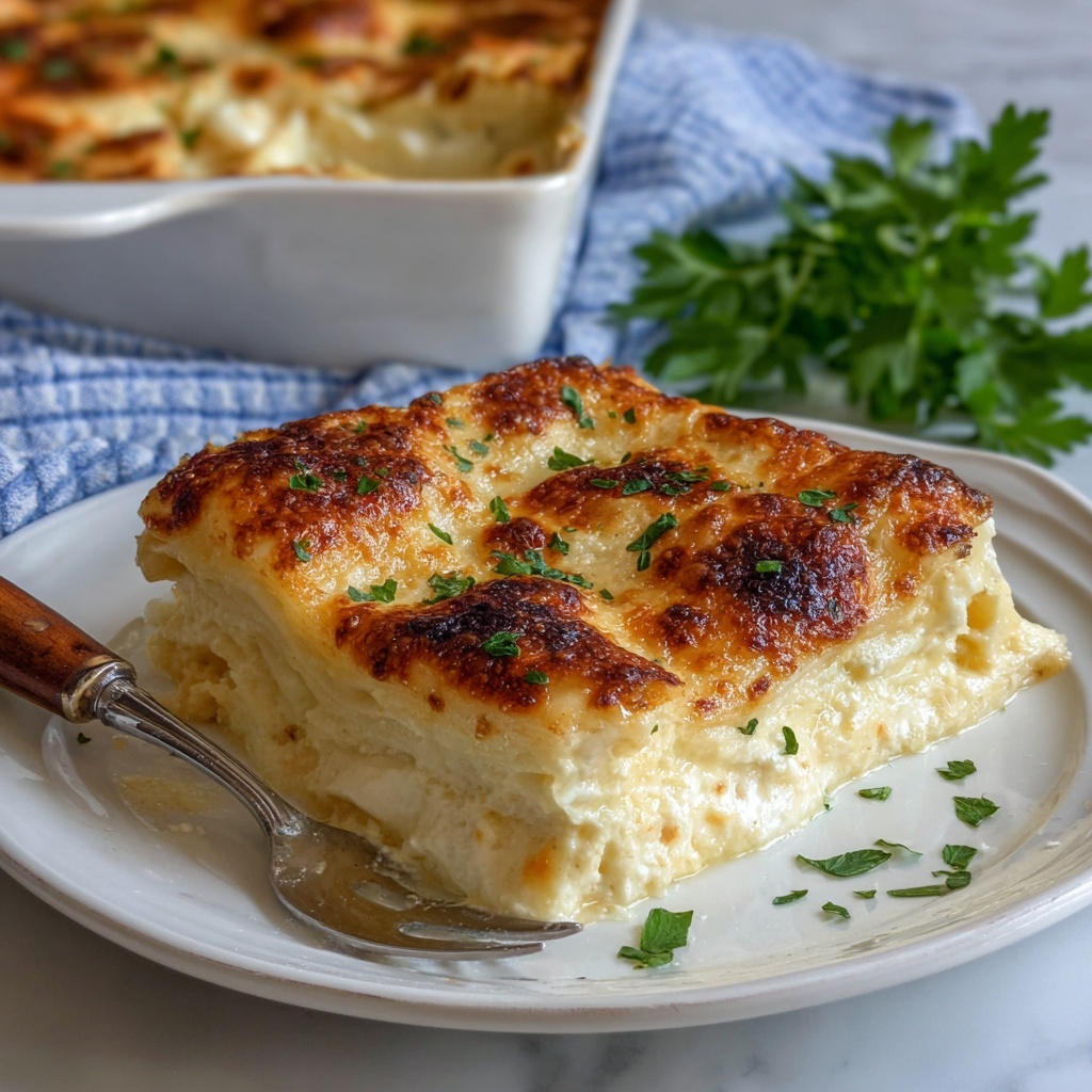 Chicken Alfredo Lasagna Recipe - Recipe Image