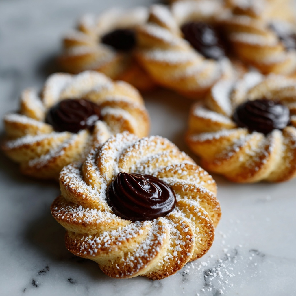 Milk Chocolate Stuffed Jack-O’-Lantern Cookies Recipe - Recipe Image