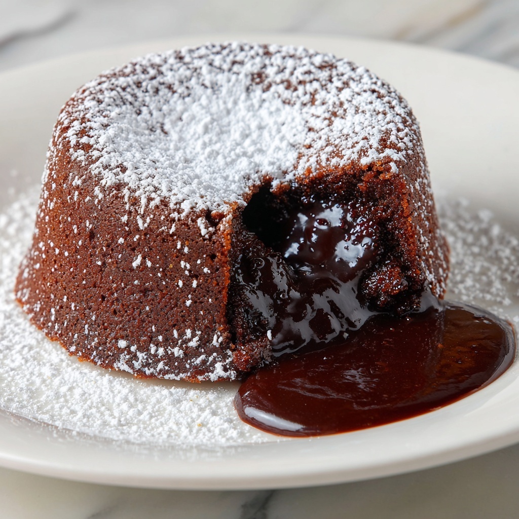 Protein Lava Cake (Gluten Free, Low Sugar) Recipe - Recipe Image