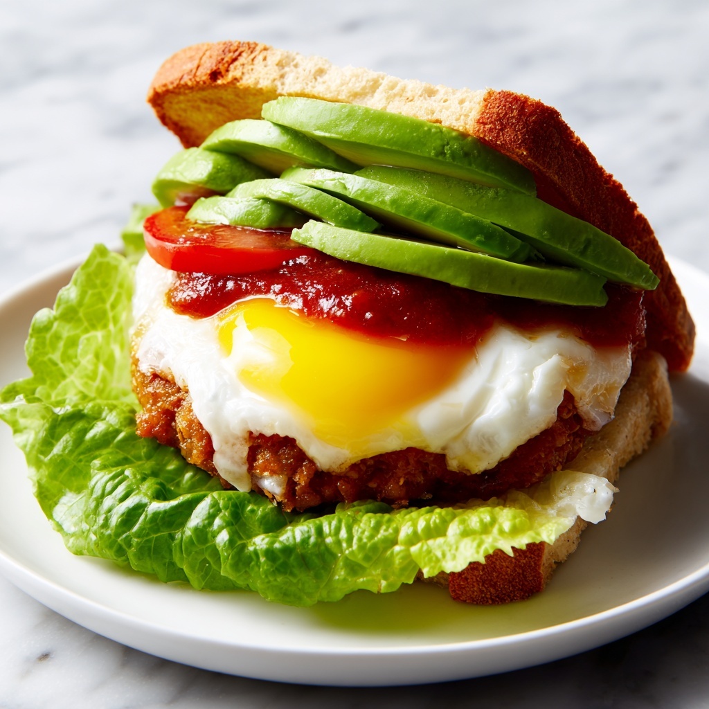 Easy Vegetarian Breakfast Egg Sandwich: A Quick and Delicious Morning Treat Recipe - Recipe Image