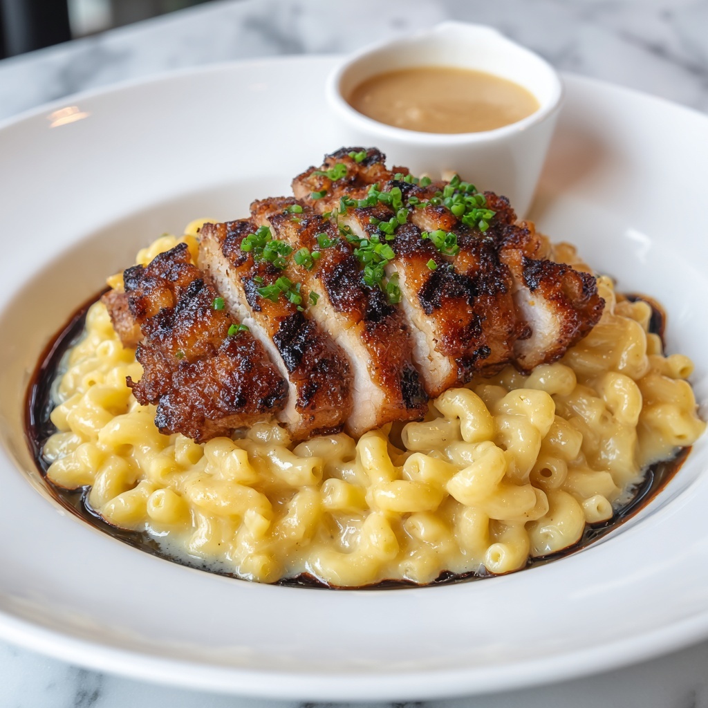 Honey Pepper Chicken Mac and Cheese Recipe - Recipe Image