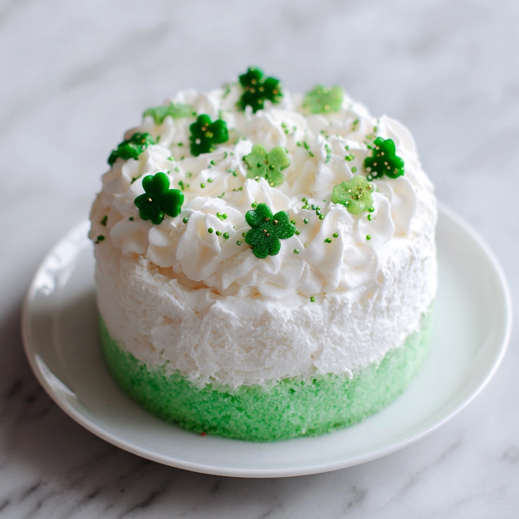 St. Patrick's Day Poke Cake Recipe - Recipe Image