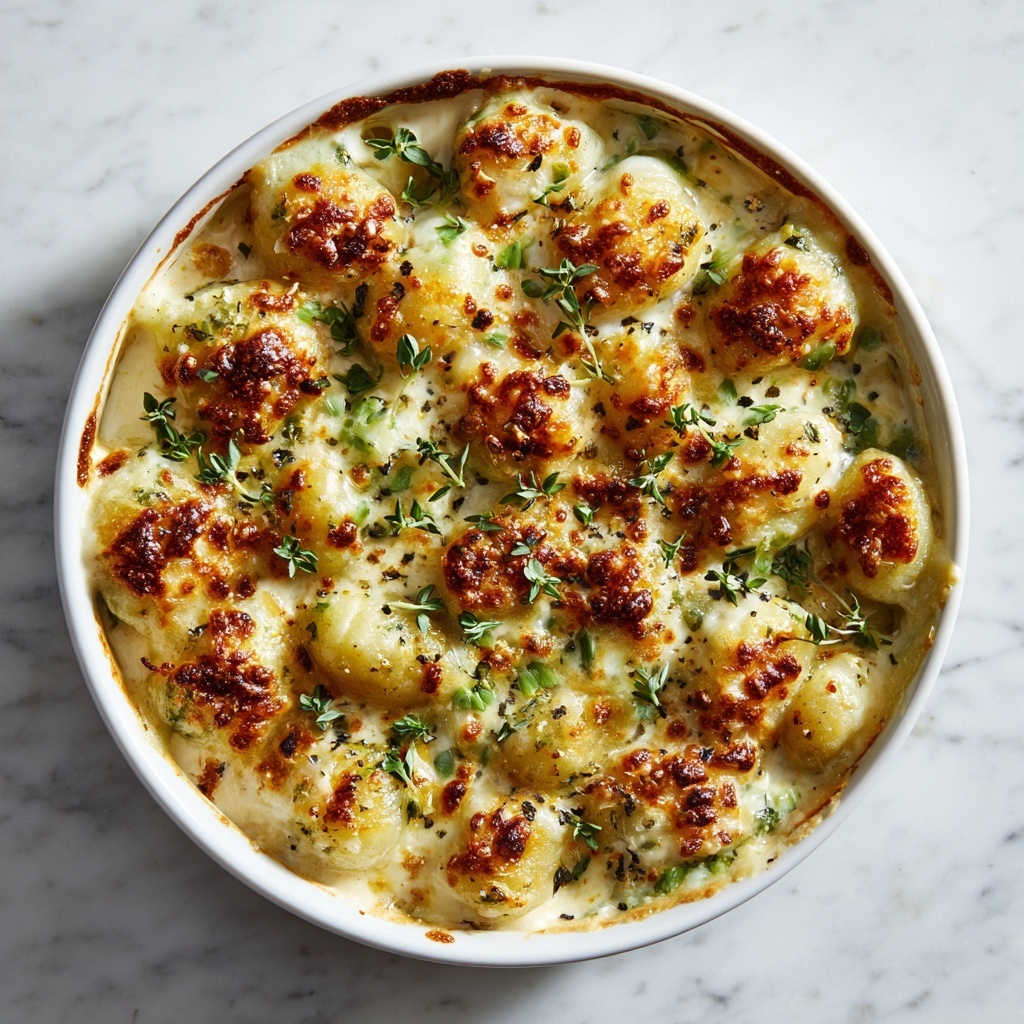 Baked French Onion Gnocchi Recipe - Recipe Image