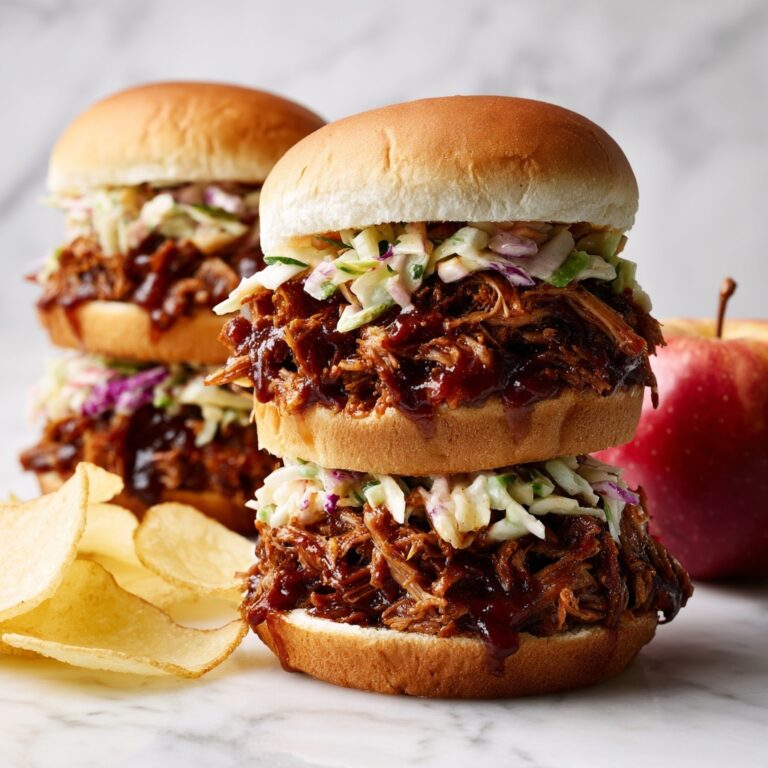 Crockpot BBQ Pulled Chicken Sandwiches Recipe