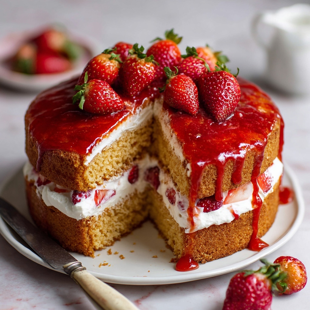 Strawberry Cheesecake Pound Cake Recipe - Recipe Image