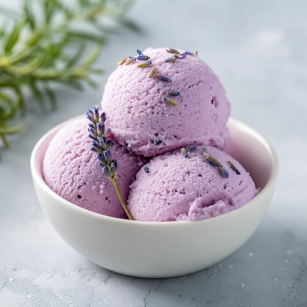 Lavender Ice Cream Recipe - Recipe Image