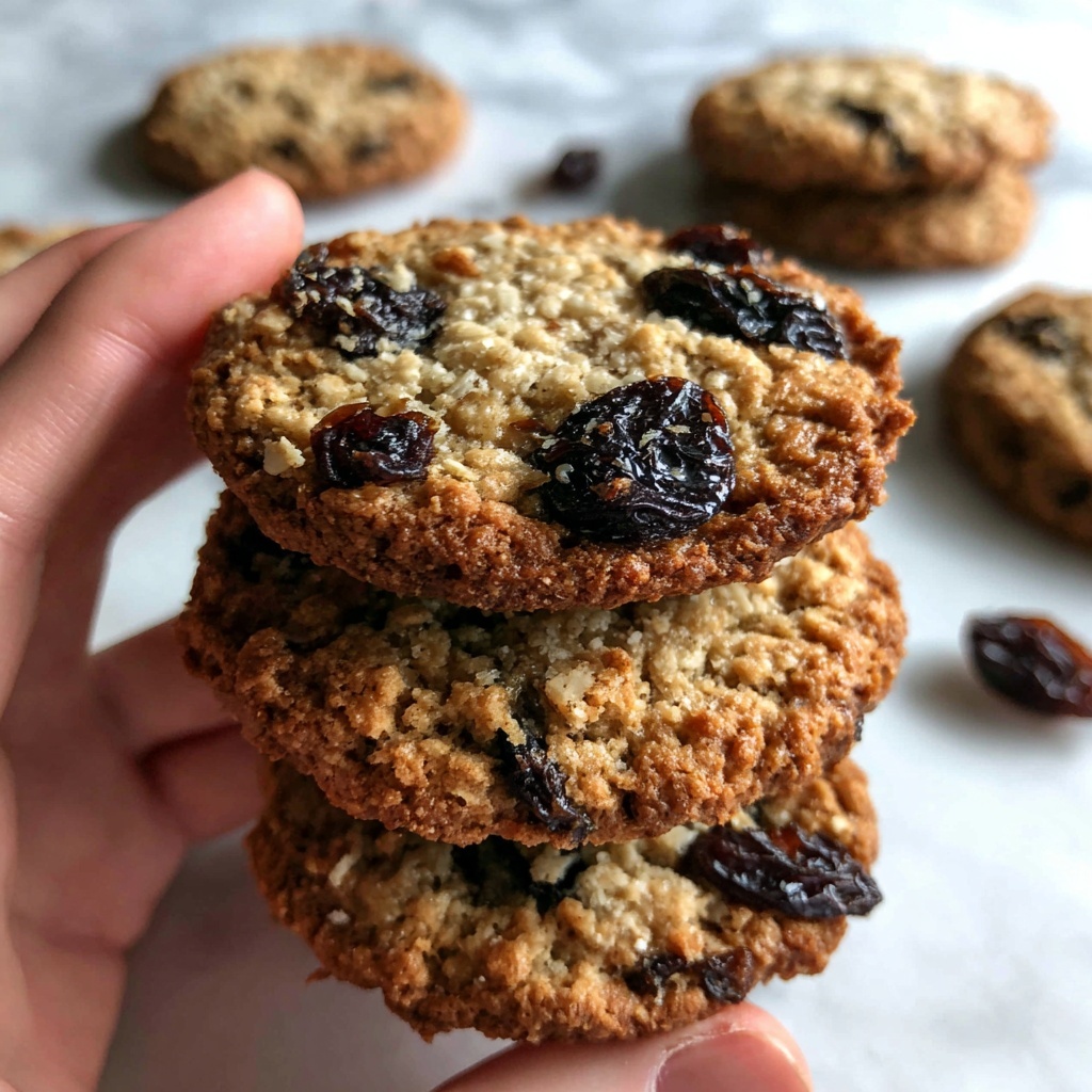 Soft & Chewy Oatmeal Raisin Cookies Recipe - Recipe Image