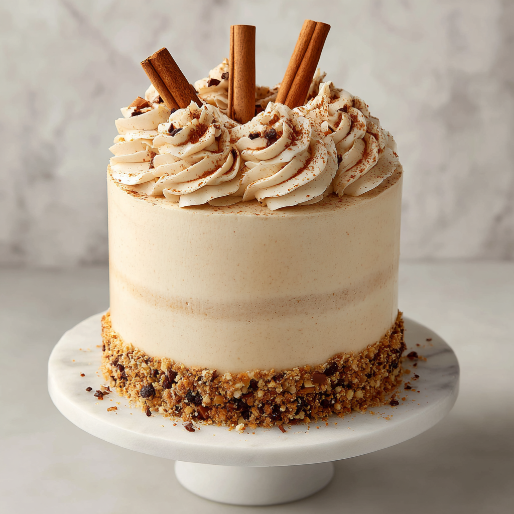 Brown Sugar Chai Cake with Cream Cheese Frosting Recipe - Recipe Image