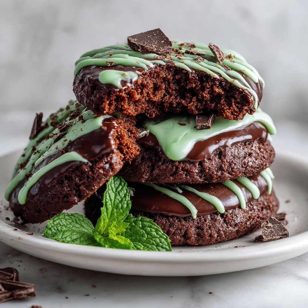 Chocolate Mint Cookies Recipe - Recipe Image