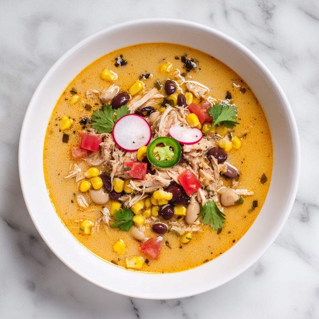 Creamy Poblano Chicken Chili Recipe - Recipe Image