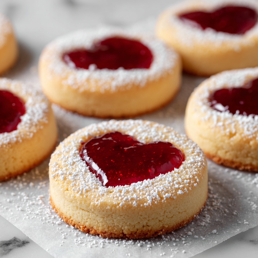 Heart Print Jam Cookies Recipe - Recipe Image