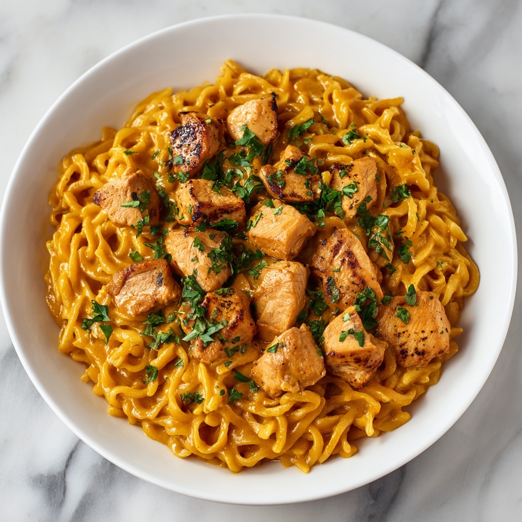 Cowboy Butter Chicken Linguine Recipe - Recipe Image