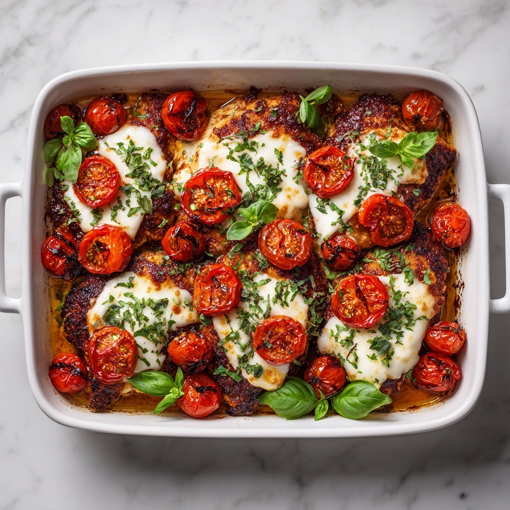 Baked Caprese Chicken Recipe - Recipe Image