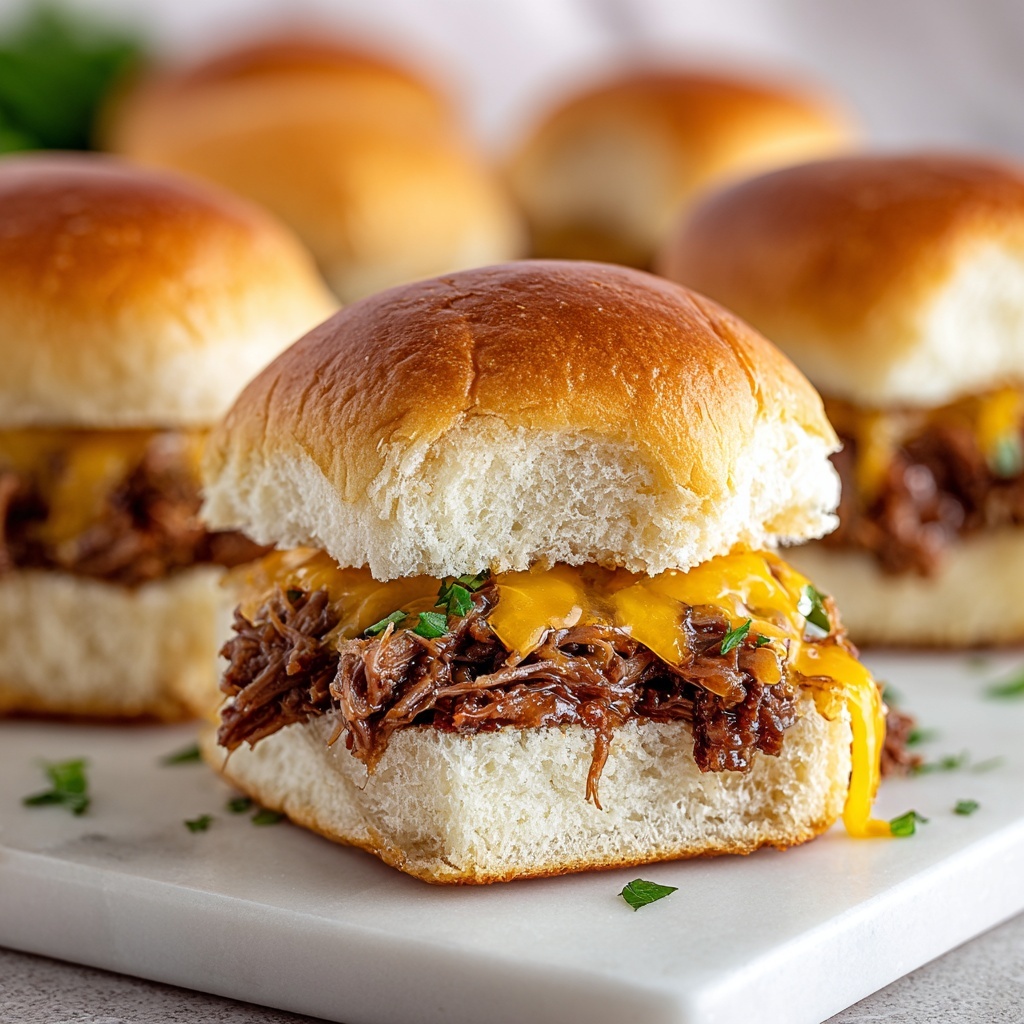 Savory Delight: French Dip Sliders Recipe - Recipe Image