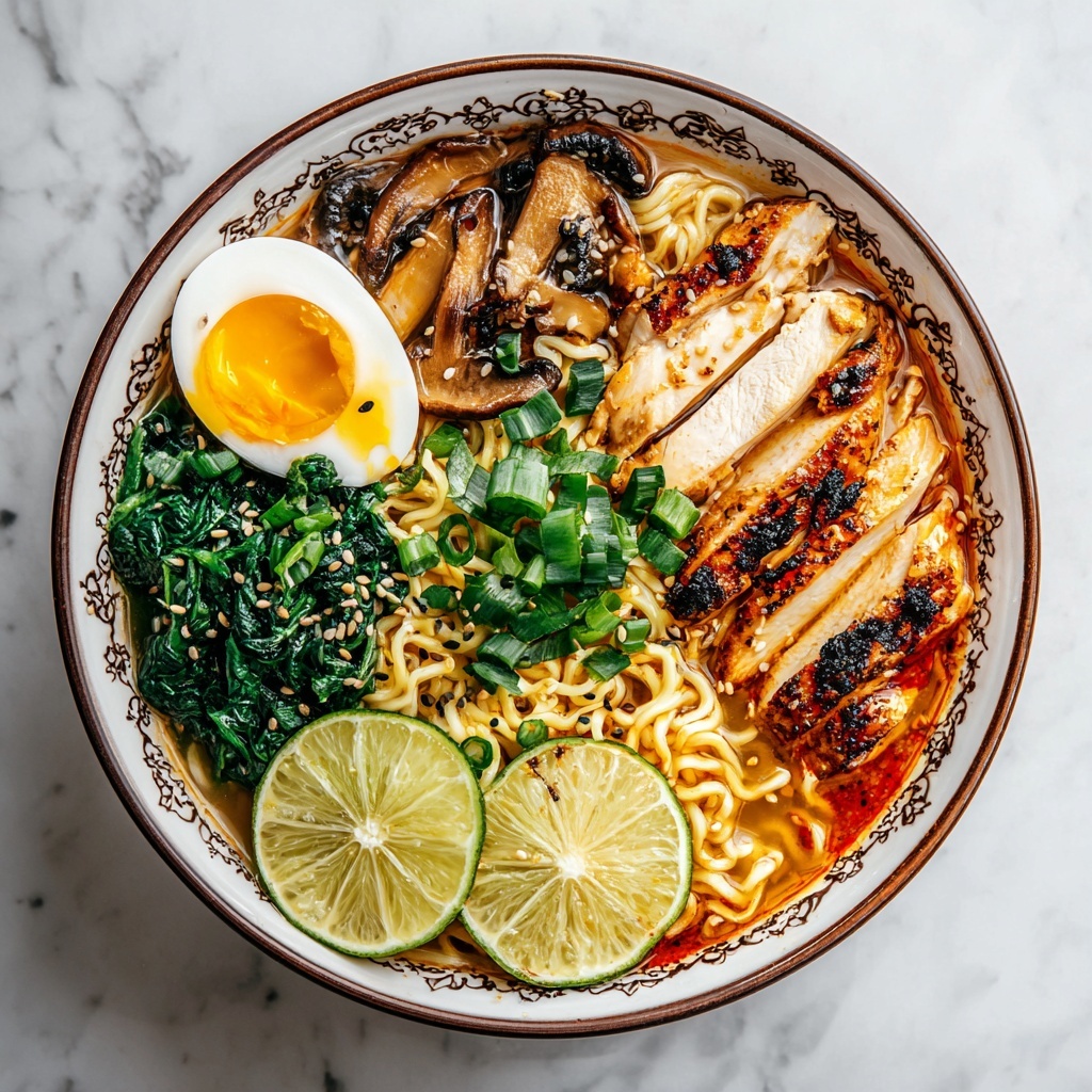 Fiery Chicken Ramen Recipe - Recipe Image
