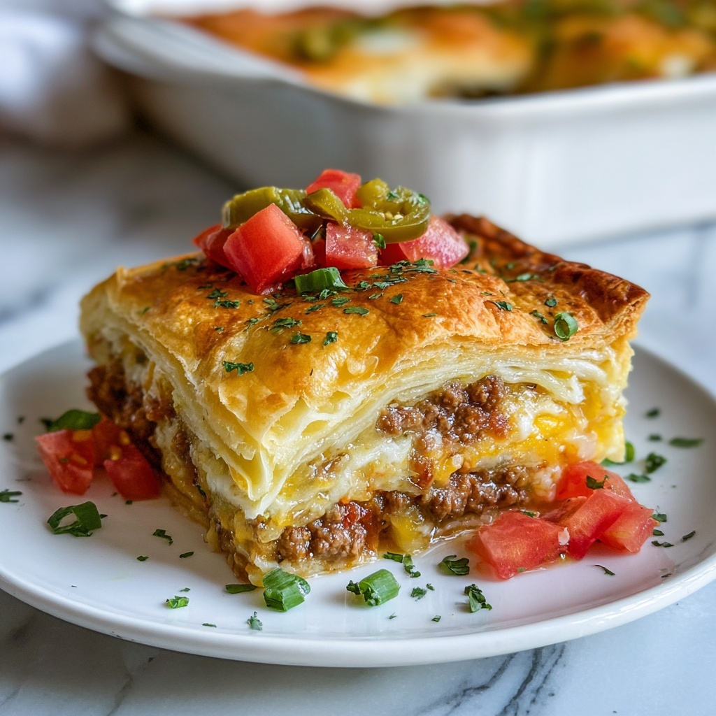 Crescent Taco Bake Recipe - Recipe Image