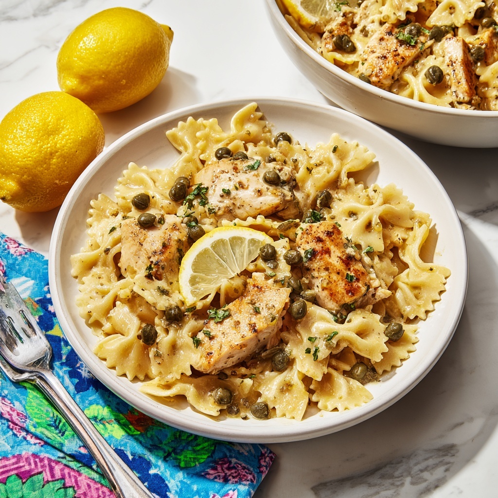 Chicken Piccata Pasta Recipe - Recipe Image