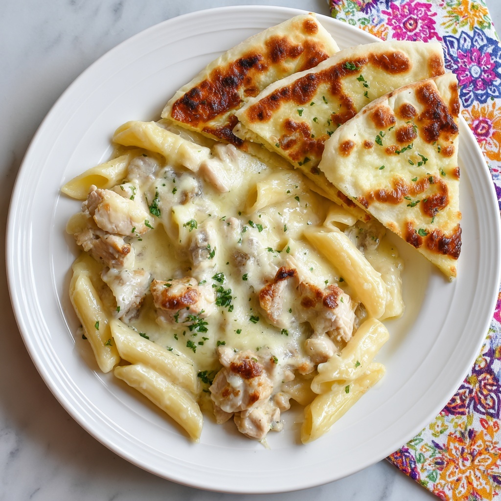 White Chicken Enchilada Pasta Recipe - Recipe Image