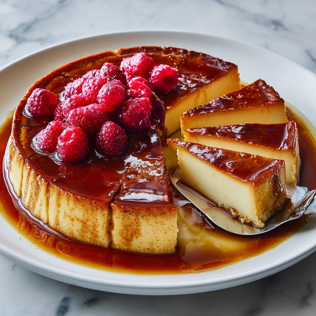 Vegan Caramel Flan Recipe - Recipe Image