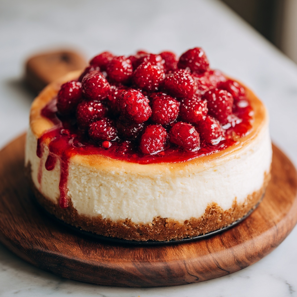 Delicious Creamy Ricotta Cheesecake Recipe - Recipe Image