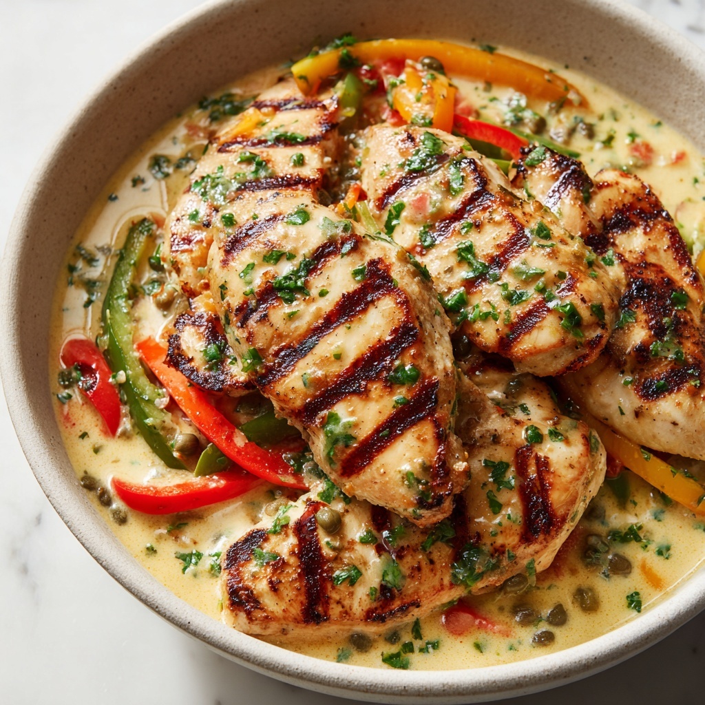 Creamy Pepperoncini Chicken Skillet Recipe - Recipe Image