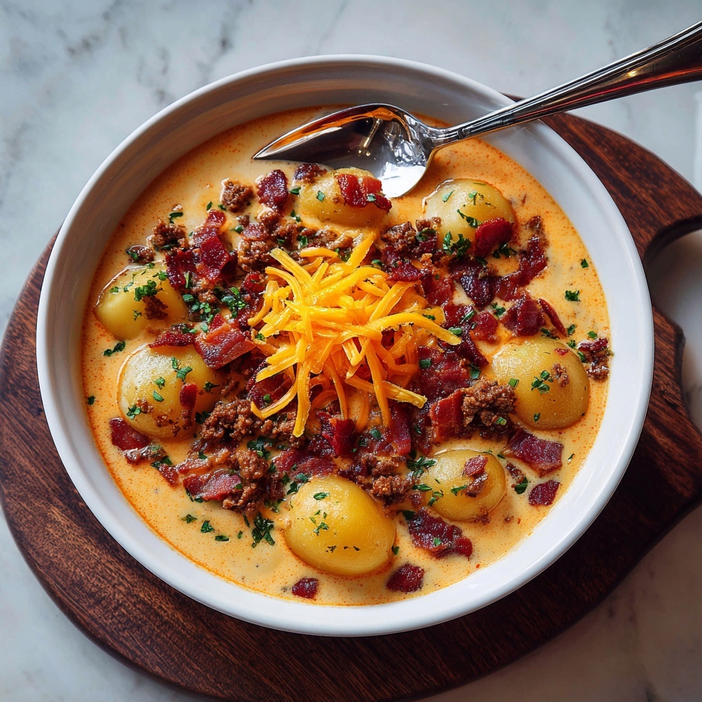 Easy Cheeseburger Soup: The Ultimate Comfort Food Recipe - Recipe Image