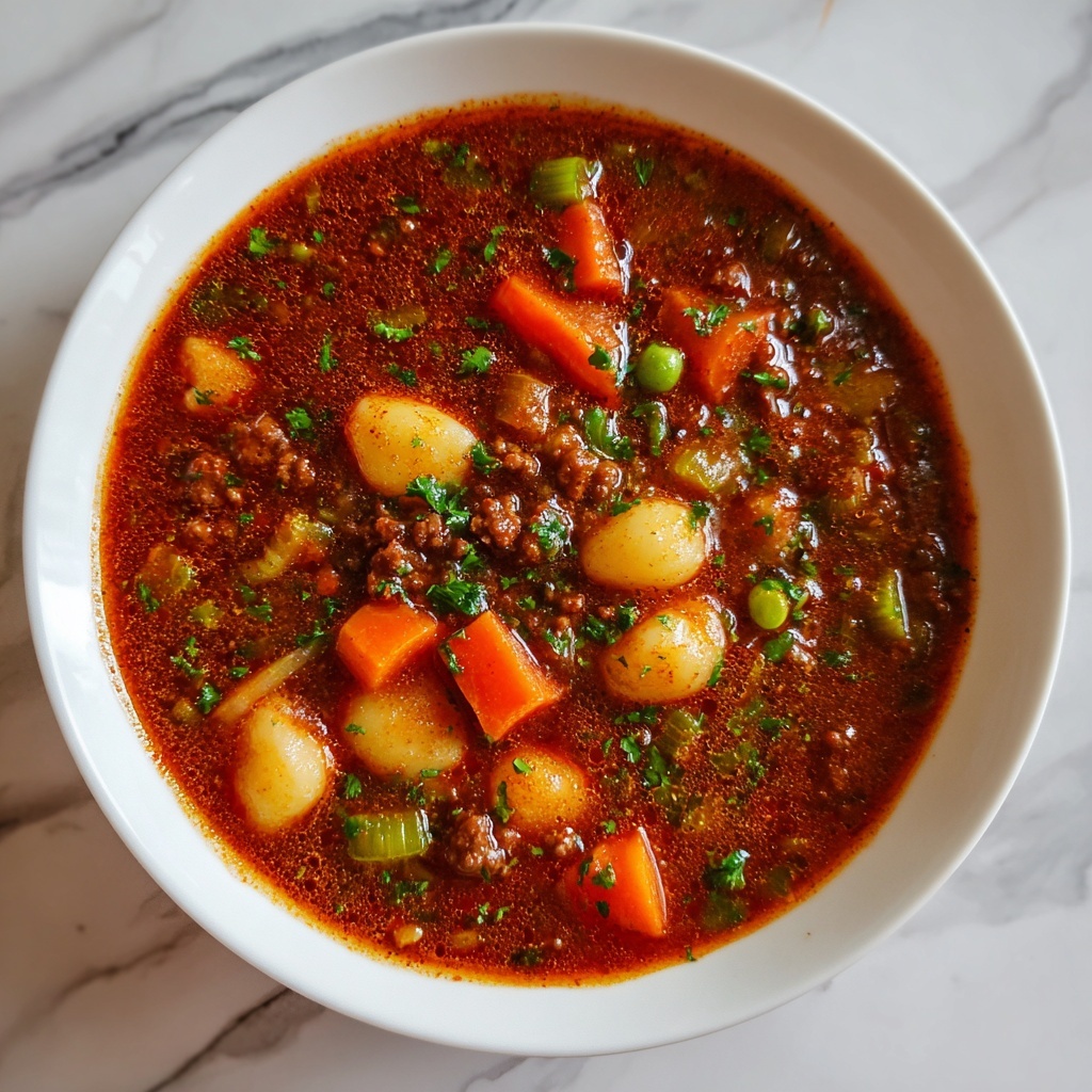 Hearty Homemade Minestrone Soup Recipe - Recipe Image