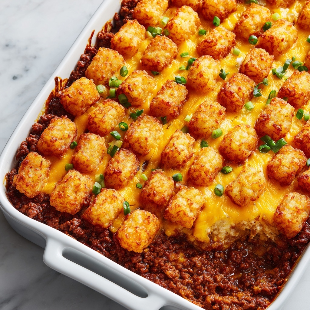 Cowboy Tater Tot Casserole Recipe - Recipe Image