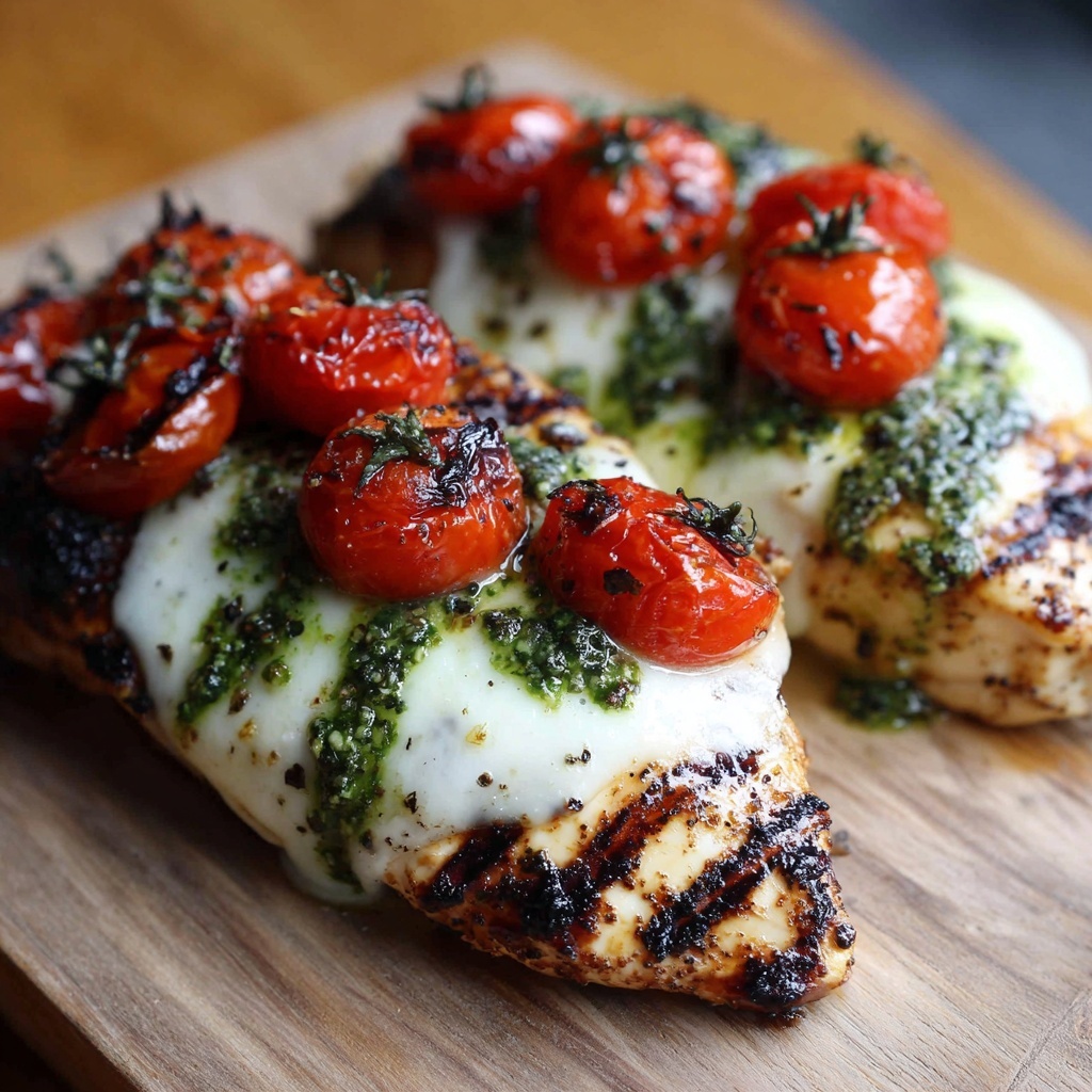 Grilled Chicken Margherita Recipe - Recipe Image