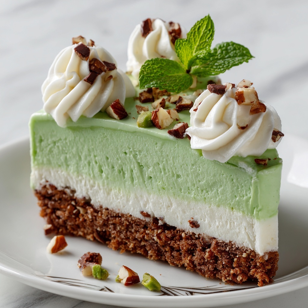 Pistachio Cheesecake with Almond Crust Recipe - Recipe Image