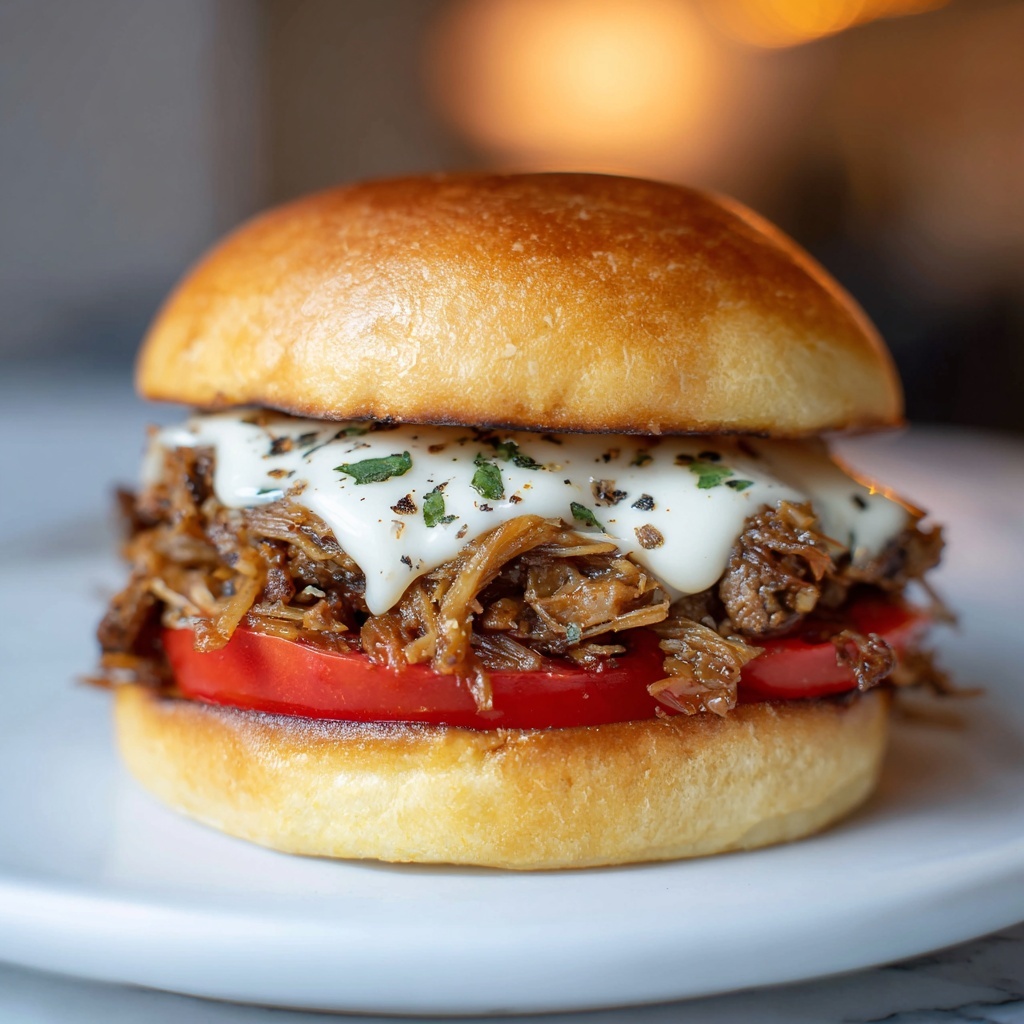 Slow Cooker Chicken Philly Sandwiches Recipe - Recipe Image