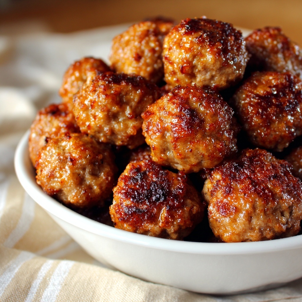 Cream Cheese Sausage Balls Recipe - Recipe Image