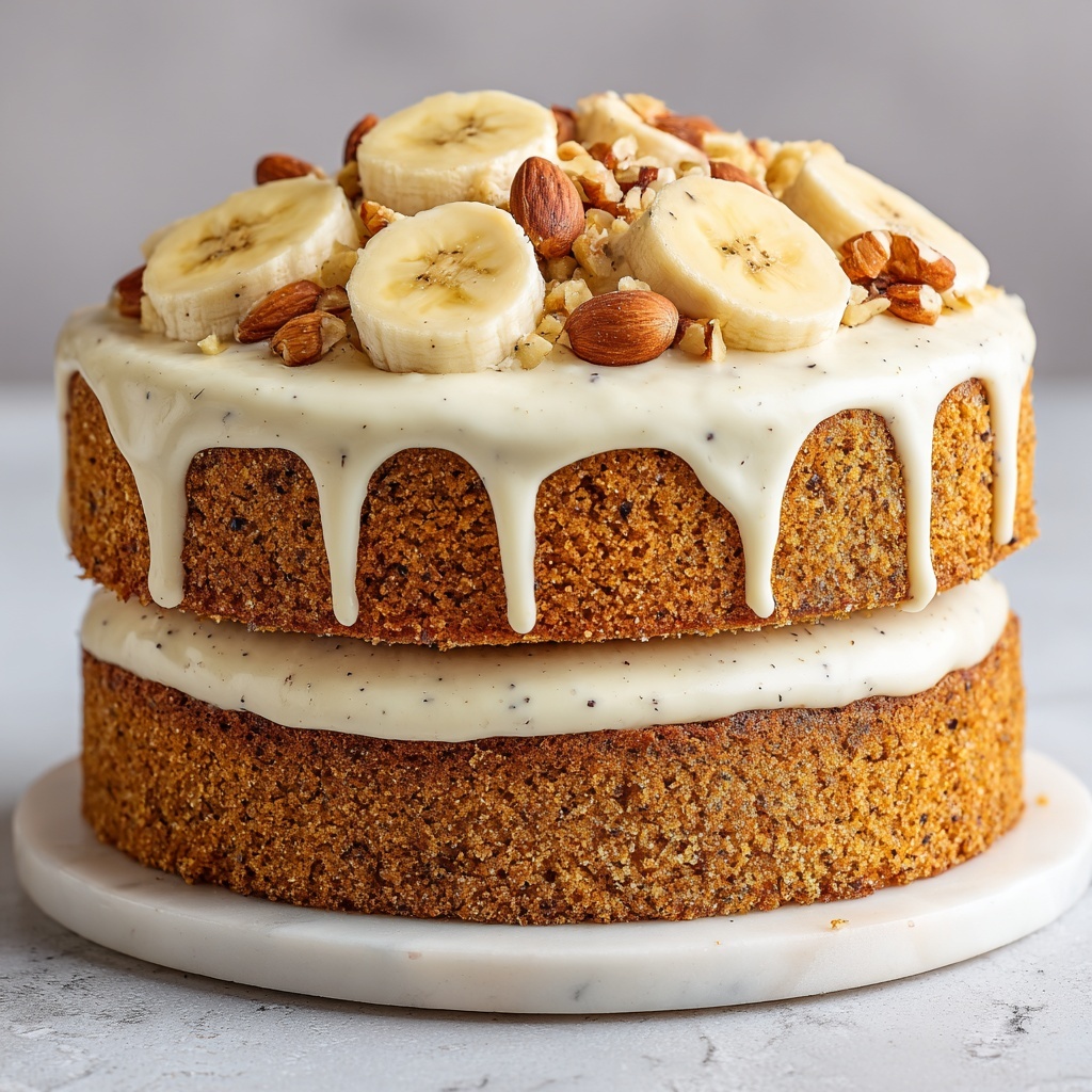 Banana Bread Cake with Cream Cheese Frosting Recipe - Recipe Image