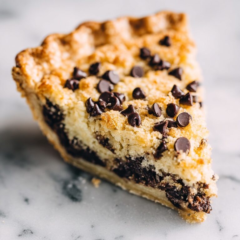 Chocolate Chip Butter Tart Pie Recipe