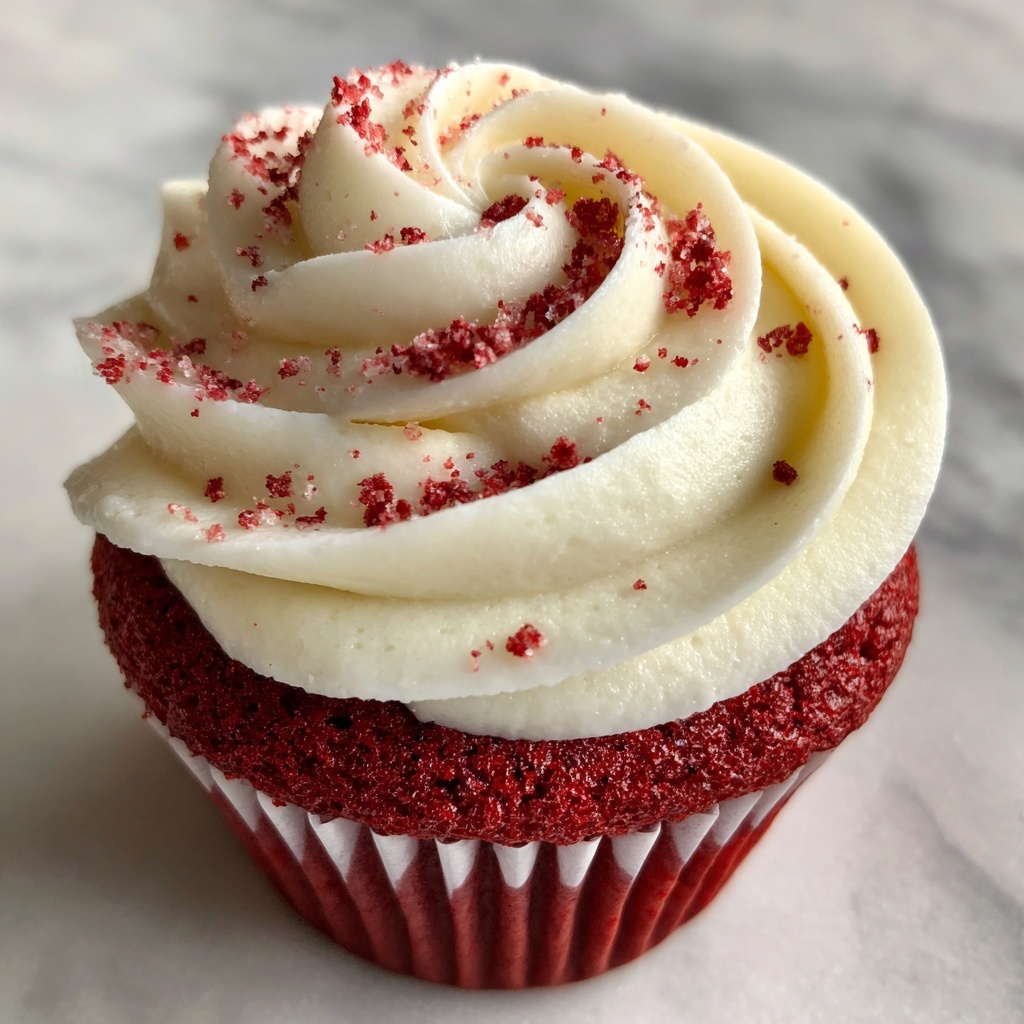 Red Velvet Cookie Cups with Cream Cheese Frosting Recipe - Recipe Image