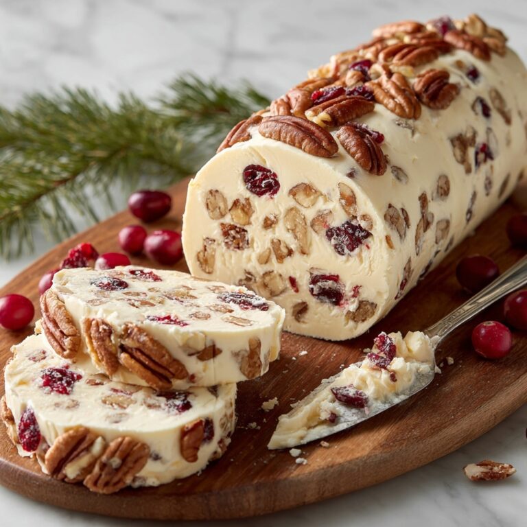 Cranberry Pecan Cheese Log Recipe