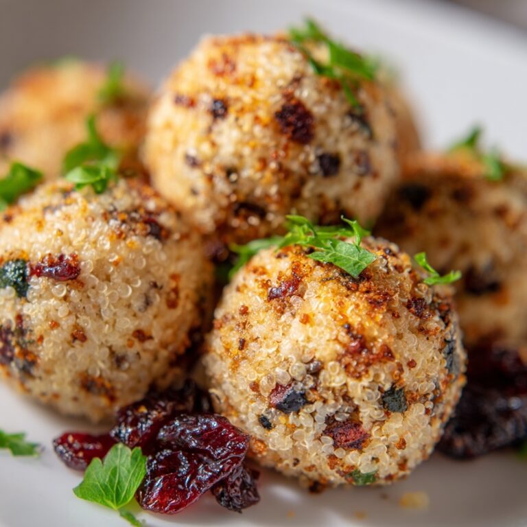 Cranberry & Turkey Stuffing Balls Recipe