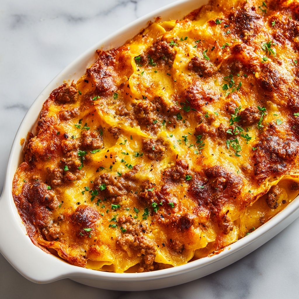 Mexican Casserole with Ground Beef, Black Beans, Corn, and Cheese Recipe - Recipe Image