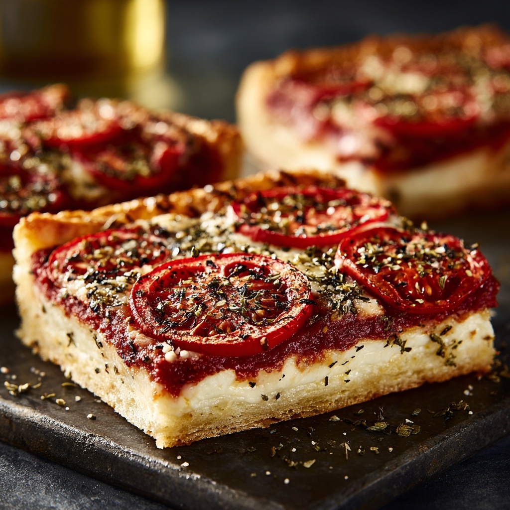 Cheesy Tomato Pie Recipe - Recipe Image