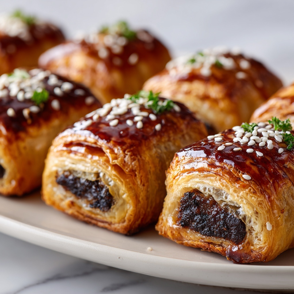 Sausage Rolls with Pepper Jelly Recipe - Recipe Image