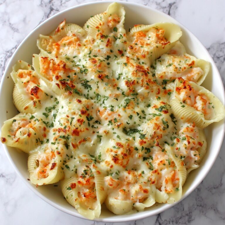 Creamy Seafood Stuffed Shells Recipe