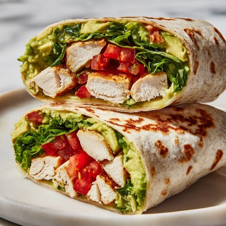 Avocado Chicken Salad Wrap Delight Recipe