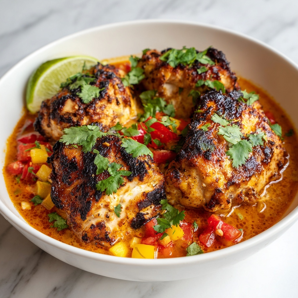 Spicy Brazilian Coconut Chicken Recipe - Recipe Image