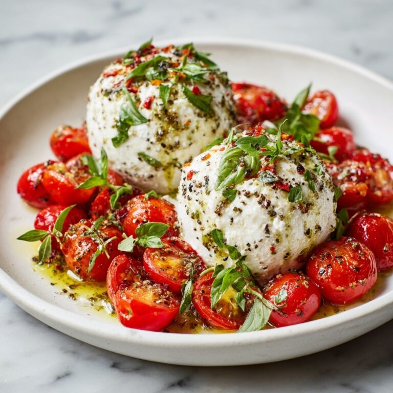Bursty Tomato Burrata Salad Recipe