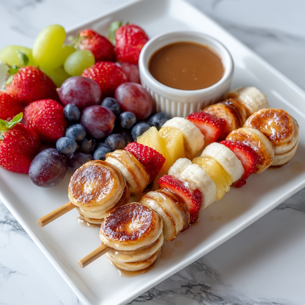 Breakfast Kabobs with Maple Fruit Dip Recipe - Recipe Image