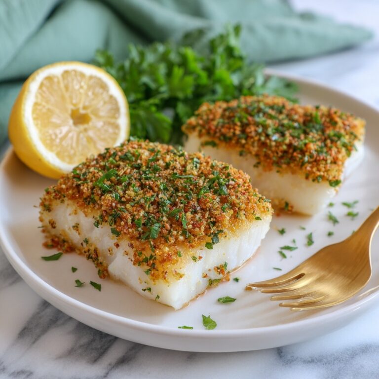 Panko Parmesan Baked Cod Recipe