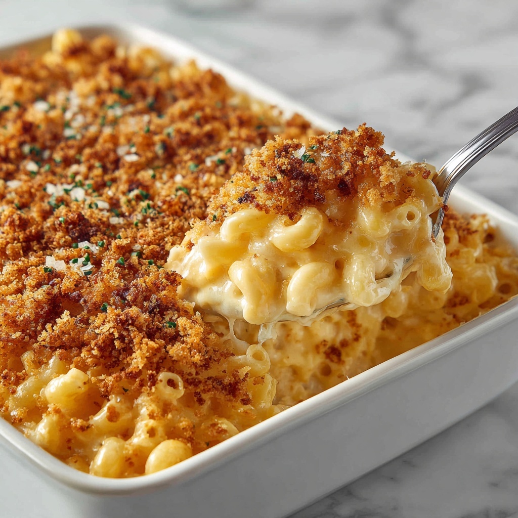 Baked Mac and Cheese with Cheez-It Crust Recipe - Recipe Image
