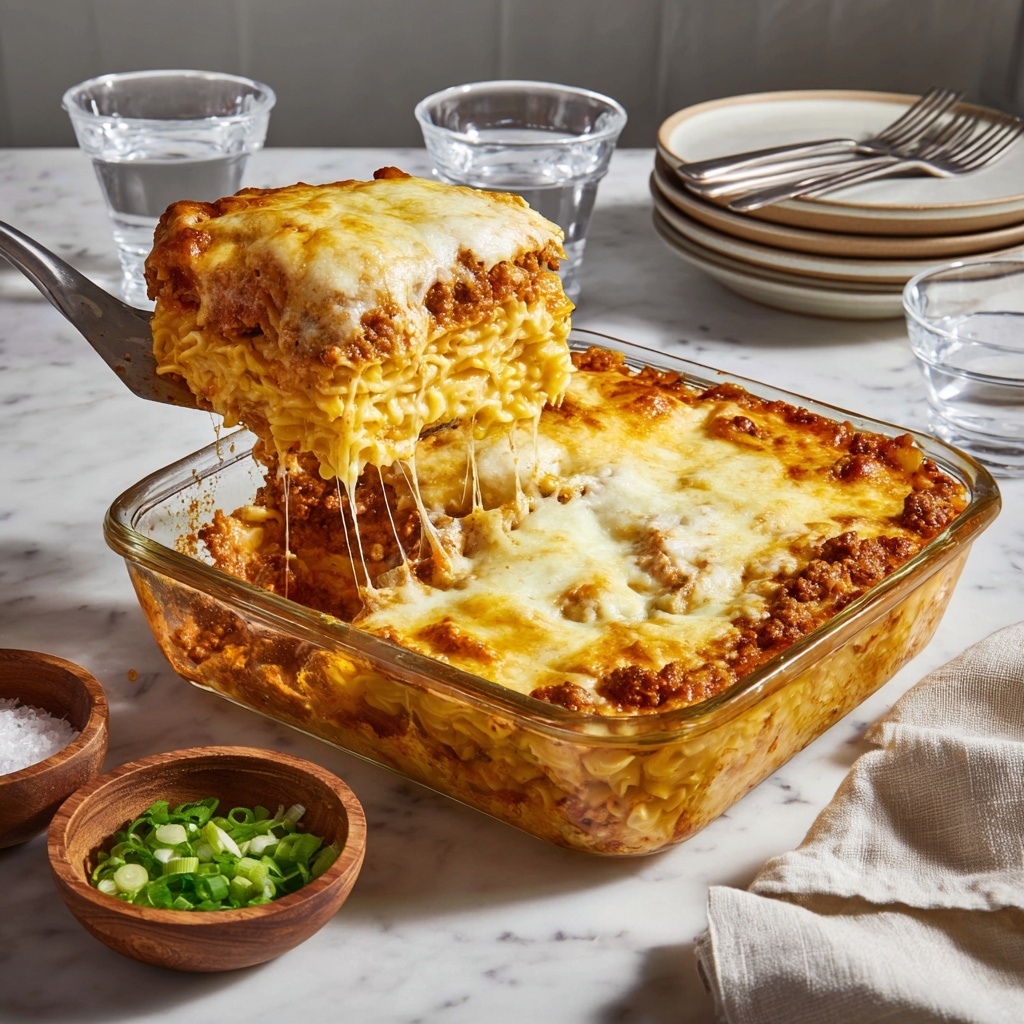 Sour Cream Noodle Bake Recipe - Recipe Image